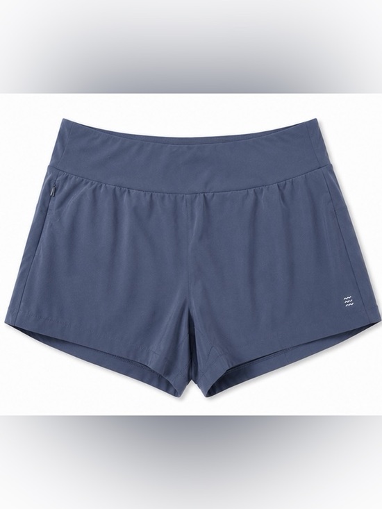Free Fly Apparel Pants - Free Fly Women’s Breeze Active Shorts Blue 3” Inseam Size Large